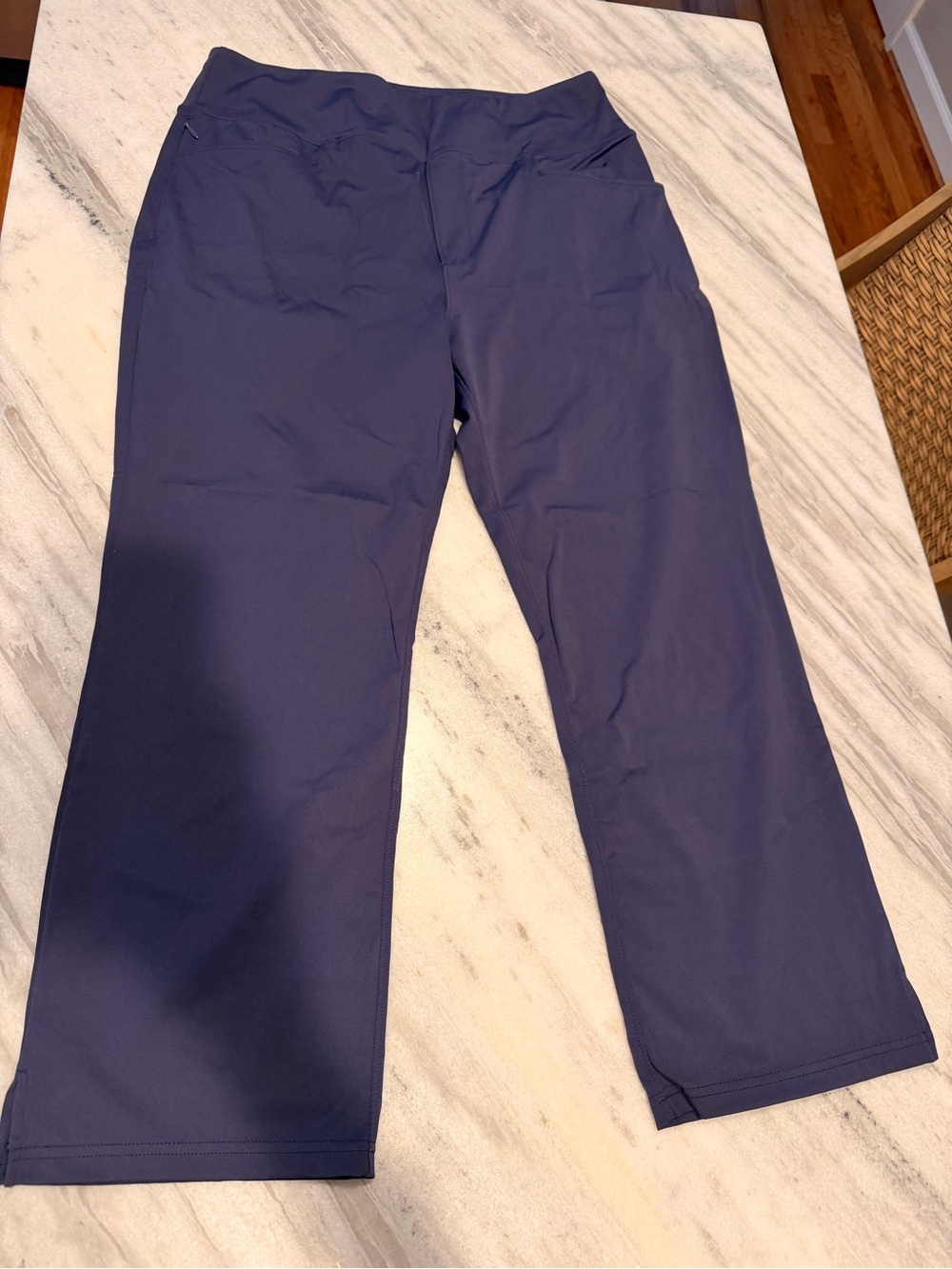 Women’s Navy Wide-Leg Active Pants